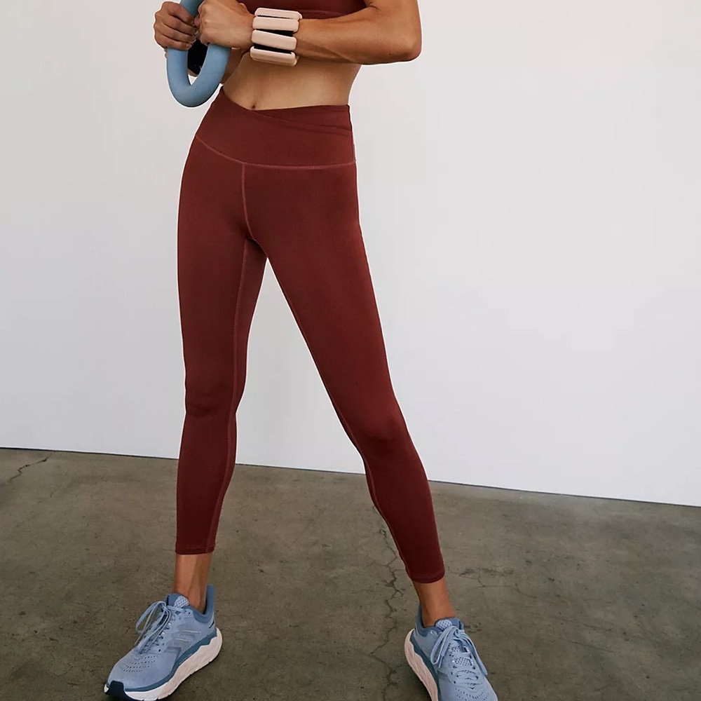 Free People Movement NWT 7/8 Lose Control Wrap Legging - Ginger Spice